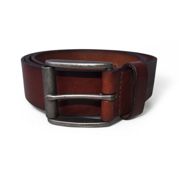 Fossil Blake Full Genuine Leather Belt Brown 102632 Men's 40 - Picture 1 of 8